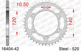 Corona AFAM 16404-42 in acciaio passo 520 KAWASAKI EN 500 1994  -2009